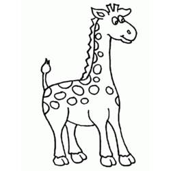 Malvorlage: Giraffe (Tiere) #7232 - Kostenlose Malvorlagen zum Ausdrucken