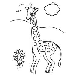 Malvorlage: Giraffe (Tiere) #7233 - Kostenlose Malvorlagen zum Ausdrucken