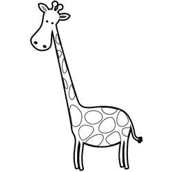 Malvorlage: Giraffe (Tiere) #7247 - Kostenlose Malvorlagen zum Ausdrucken