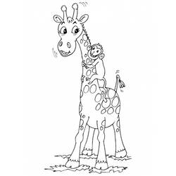 Malvorlage: Giraffe (Tiere) #7254 - Kostenlose Malvorlagen zum Ausdrucken