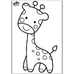 Malvorlage: Giraffe (Tiere) #7264 - Kostenlose Malvorlagen zum Ausdrucken