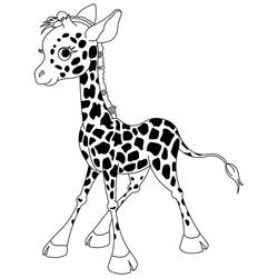 Malvorlage: Giraffe (Tiere) #7276 - Kostenlose Malvorlagen zum Ausdrucken