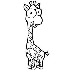 Malvorlage: Giraffe (Tiere) #7279 - Kostenlose Malvorlagen zum Ausdrucken