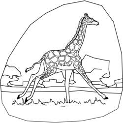 Malvorlage: Giraffe (Tiere) #7289 - Kostenlose Malvorlagen zum Ausdrucken