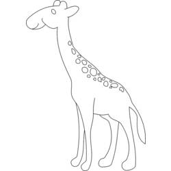 Malvorlage: Giraffe (Tiere) #7293 - Kostenlose Malvorlagen zum Ausdrucken
