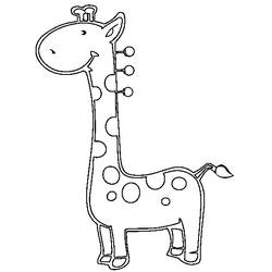 Malvorlage: Giraffe (Tiere) #7298 - Kostenlose Malvorlagen zum Ausdrucken