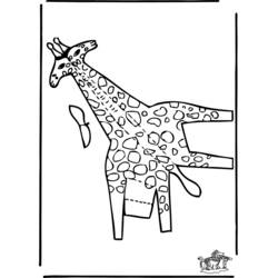 Malvorlage: Giraffe (Tiere) #7320 - Kostenlose Malvorlagen zum Ausdrucken