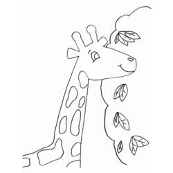 Malvorlage: Giraffe (Tiere) #7321 - Kostenlose Malvorlagen zum Ausdrucken