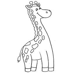 Malvorlage: Giraffe (Tiere) #7343 - Kostenlose Malvorlagen zum Ausdrucken