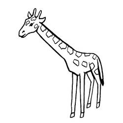 Malvorlage: Giraffe (Tiere) #7351 - Kostenlose Malvorlagen zum Ausdrucken