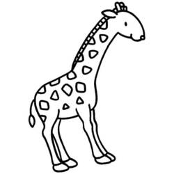 Malvorlage: Giraffe (Tiere) #7367 - Kostenlose Malvorlagen zum Ausdrucken