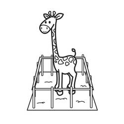 Malvorlage: Giraffe (Tiere) #7391 - Kostenlose Malvorlagen zum Ausdrucken