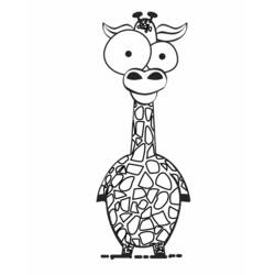 Malvorlage: Giraffe (Tiere) #7394 - Kostenlose Malvorlagen zum Ausdrucken