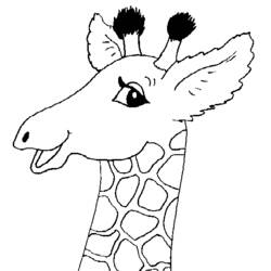 Malvorlage: Giraffe (Tiere) #7412 - Kostenlose Malvorlagen zum Ausdrucken