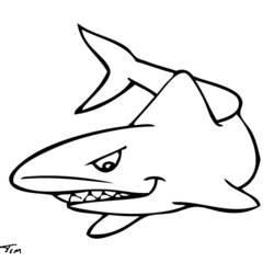 Malvorlage: Hai (Tiere) #14864 - Kostenlose Malvorlagen zum Ausdrucken