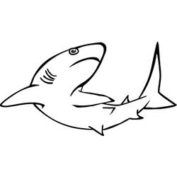 Malvorlage: Hai (Tiere) #14886 - Kostenlose Malvorlagen zum Ausdrucken