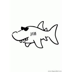 Malvorlage: Hai (Tiere) #14889 - Kostenlose Malvorlagen zum Ausdrucken