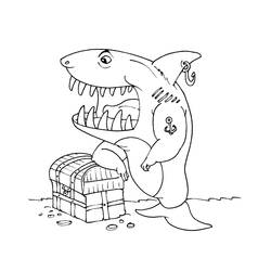 Malvorlage: Hai (Tiere) #14901 - Kostenlose Malvorlagen zum Ausdrucken