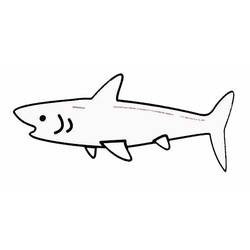 Malvorlage: Hai (Tiere) #14926 - Kostenlose Malvorlagen zum Ausdrucken