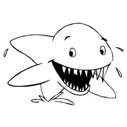 Malvorlage: Hai (Tiere) #14946 - Kostenlose Malvorlagen zum Ausdrucken