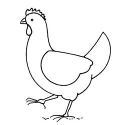 Malvorlage: Henne (Tiere) #17440 - Kostenlose Malvorlagen zum Ausdrucken