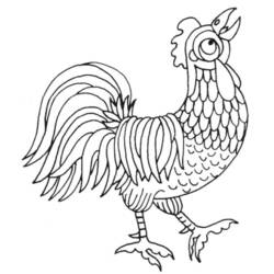 Malvorlage: Henne (Tiere) #17467 - Kostenlose Malvorlagen zum Ausdrucken