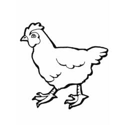 Malvorlage: Henne (Tiere) #17488 - Kostenlose Malvorlagen zum Ausdrucken