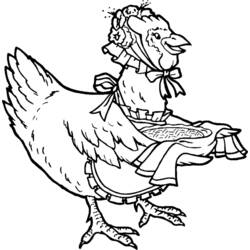 Malvorlage: Henne (Tiere) #17495 - Kostenlose Malvorlagen zum Ausdrucken