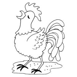 Malvorlage: Henne (Tiere) #17560 - Kostenlose Malvorlagen zum Ausdrucken