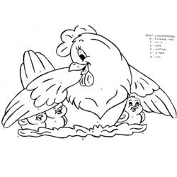 Malvorlage: Henne (Tiere) #17578 - Kostenlose Malvorlagen zum Ausdrucken