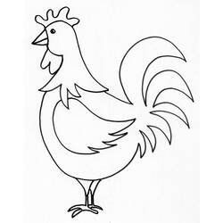 Malvorlage: Huhn (Tiere) #17236 - Kostenlose Malvorlagen zum Ausdrucken