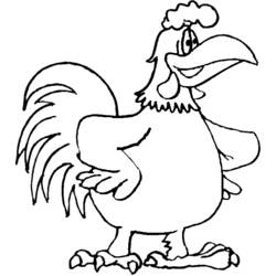 Malvorlage: Huhn (Tiere) #17276 - Kostenlose Malvorlagen zum Ausdrucken