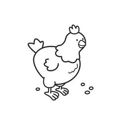 Malvorlage: Huhn (Tiere) #17279 - Kostenlose Malvorlagen zum Ausdrucken