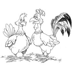 Malvorlage: Huhn (Tiere) #17360 - Kostenlose Malvorlagen zum Ausdrucken