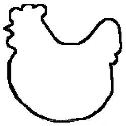 Malvorlage: Huhn (Tiere) #17415 - Kostenlose Malvorlagen zum Ausdrucken
