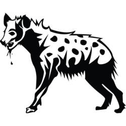 Malvorlage: Hyäne (Tiere) #19646 - Kostenlose Malvorlagen zum Ausdrucken