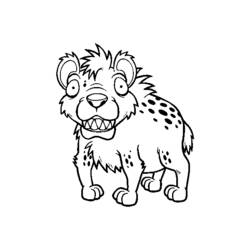 Malvorlage: Hyäne (Tiere) #19686 - Kostenlose Malvorlagen zum Ausdrucken