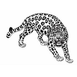 Malvorlage: Jaguar (Tiere) #9001 - Kostenlose Malvorlagen zum Ausdrucken