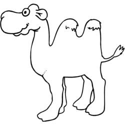 Malvorlage: Kamel (Tiere) #1676 - Druckbare Malvorlagen