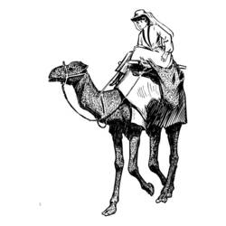 Malvorlage: Kamel (Tiere) #1705 - Druckbare Malvorlagen