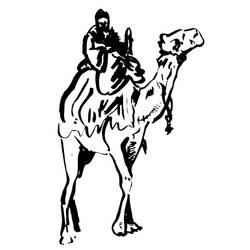 Malvorlage: Kamel (Tiere) #1755 - Druckbare Malvorlagen