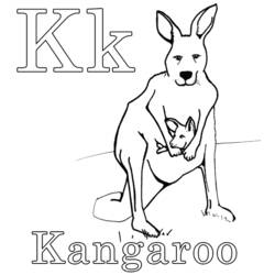 Malvorlage: Känguru (Tiere) #9113 - Kostenlose Malvorlagen zum Ausdrucken