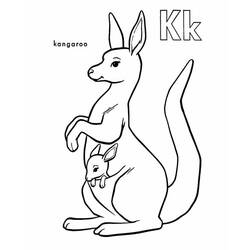 Malvorlage: Känguru (Tiere) #9122 - Kostenlose Malvorlagen zum Ausdrucken