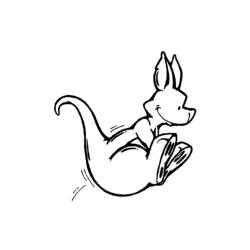 Malvorlage: Känguru (Tiere) #9126 - Kostenlose Malvorlagen zum Ausdrucken