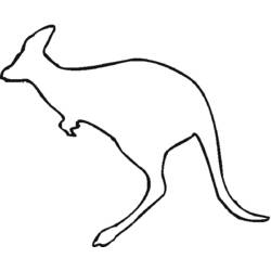 Malvorlage: Känguru (Tiere) #9149 - Kostenlose Malvorlagen zum Ausdrucken