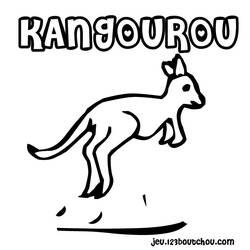 Malvorlage: Känguru (Tiere) #9174 - Kostenlose Malvorlagen zum Ausdrucken