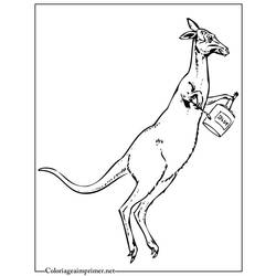 Malvorlage: Känguru (Tiere) #9175 - Kostenlose Malvorlagen zum Ausdrucken