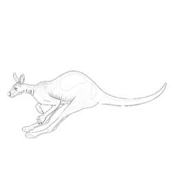 Malvorlage: Känguru (Tiere) #9192 - Kostenlose Malvorlagen zum Ausdrucken