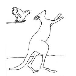 Malvorlage: Känguru (Tiere) #9246 - Kostenlose Malvorlagen zum Ausdrucken