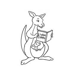 Malvorlage: Känguru (Tiere) #9255 - Kostenlose Malvorlagen zum Ausdrucken